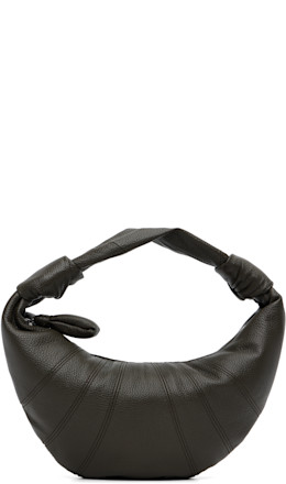 Brown Mini Fortune Croissant Bag - LEMAIRE