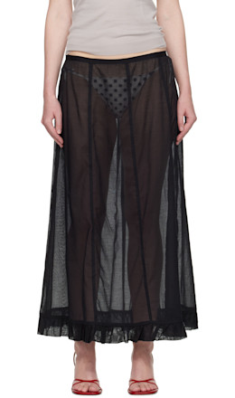 Black Andolini Maxi Skirt - Paloma Wool