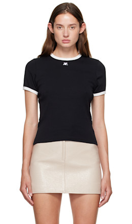 Black Signature Contrast T-shirt Black Signature Contrast T-shirt