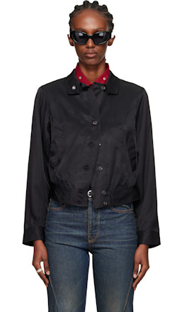 Black Tuxedo Bomber Jacket - OUR LEGACY