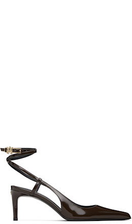 Brown 'MA' Kitten Heels - AMIRI