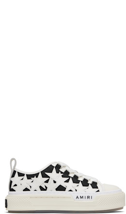 Black & White Stars Court Low Sneakers - AMIRI