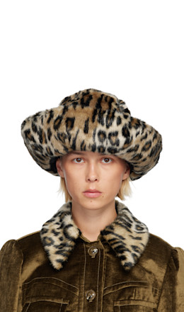 Multicolor Faux Leopard Hat Multicolor Faux Leopard Hat