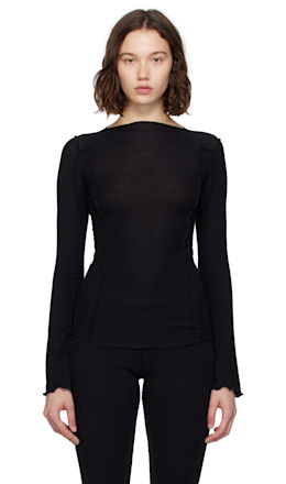 Black Omato Long Sleeve T-shirt