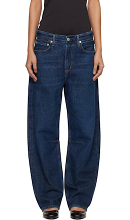 Navy Miro Long Relaxed Jeans - Citizens of Humanity