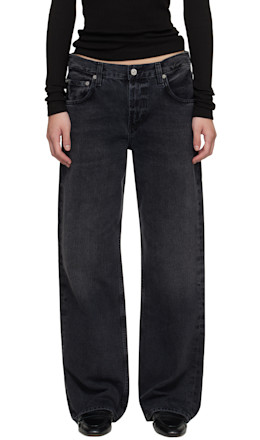 Black Lindz Easy Straight Jeans - Citizens of Humanity