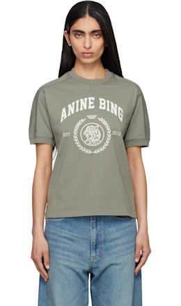 Khaki Jaylin Collegiate T-shirt