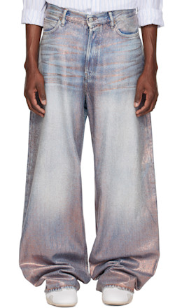 Blue Loose Glitter 1981 Jeans - Acne Studios
