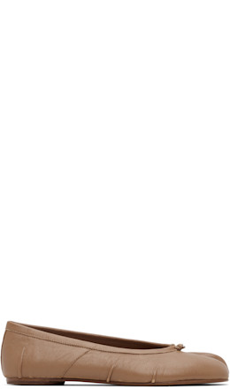Beige Tabi New Ballerina Flats Beige Tabi New Ballerina Flats