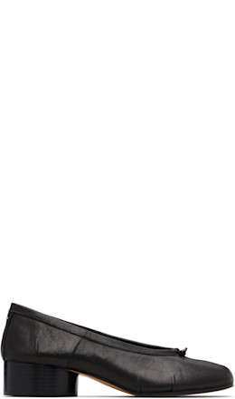 Black Tabi New Ballerina Heels Black Tabi New Ballerina Heels