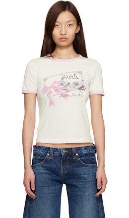 SSENSE Exclusive White 'The Paris' City T-shirt - Marc Jacobs
