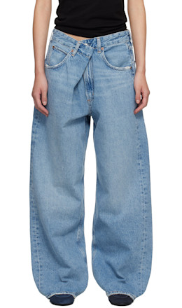Blue Vana Fold Jeans - AGOLDE
