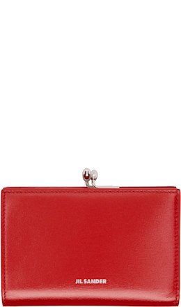 Red Goji Small Wallet - Jil Sander