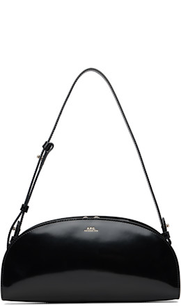 Black Demi-Lune Shoulder Bag - A.P.C.
