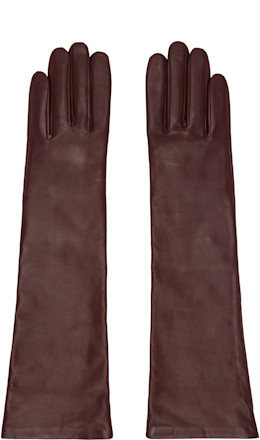 Burgundy Essentials Long Gloves - Handsome Stockholm
