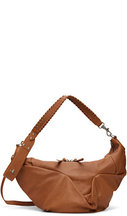 Tan Agnes Medium Shoulder Bag - Vivienne Westwood