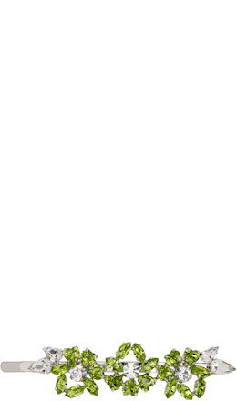 Green Heartbloom Hair Clip - Simone Rocha