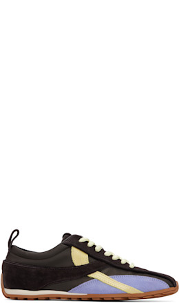 Brown Tb.304 Nylon Leather Sneakers - Alohas