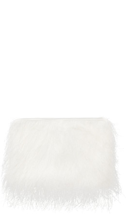 White Evano Clutch - Loulou de Saison