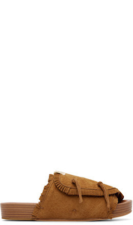 Tan Christo Shaman-Folk Sandals - visvim