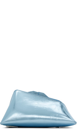 Blue '8.30 PM' Oversized Clutch - The Attico
