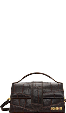Brown 'The large Bambino' Bag - JACQUEMUS