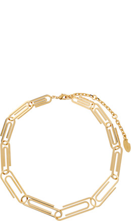 Paperclip Chain Necklace - Off-White
