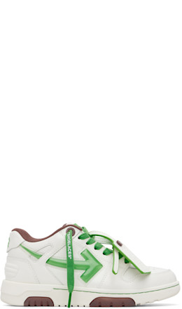 White 'Out Of Office' Bubble Arrow Sneakers - Off-White