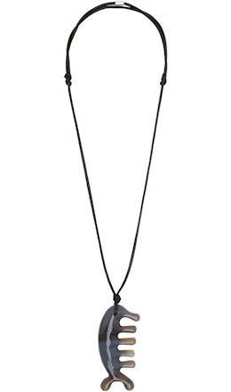 Agate Gua Sha Begula Necklace - LEMAIRE