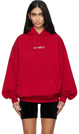 Red 'Pornstar' Hoodie - VETEMENTS