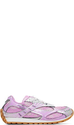 Pink & Silver Orbit Sneakers
