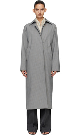 Gray & Blue Capital Coat - OUR LEGACY