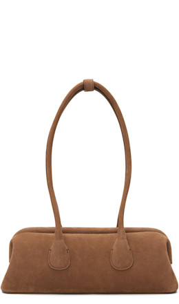 Brown Boat Wide Mini Bag