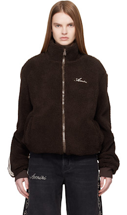 Brown Bones Fleece Jacket - AMIRI