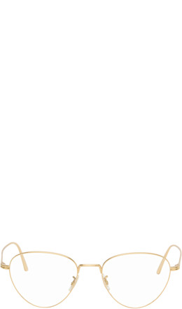 Gold Oliver Peoples Edition 1991RX Glasses - KHAITE