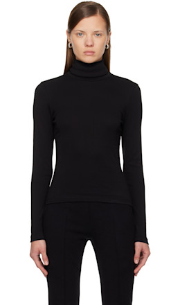 Black Dinah Turtleneck - FLORE FLORE