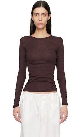 Brown Olivia Longsleeve T-shirt
