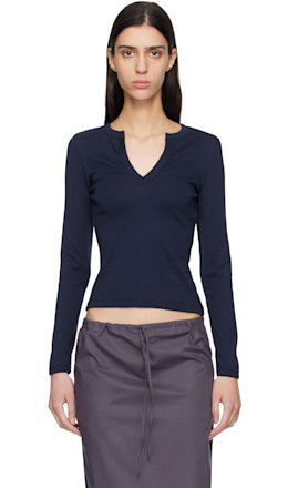 Navy Iman Longsleeve T-shirt