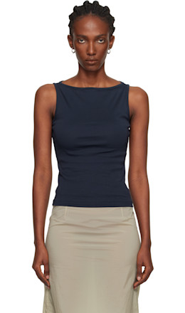 Navy Timmi Tank Top - FLORE FLORE