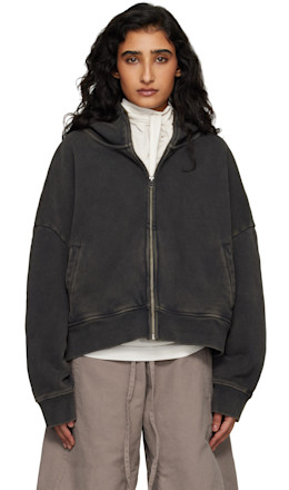 Black Eternal Zip Hoodie - Entire Studios