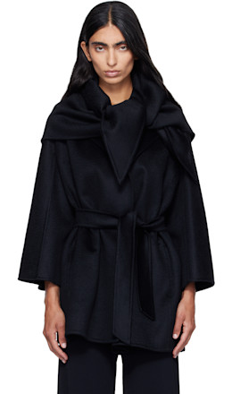 Black Detto Cashmere Coat - Max Mara