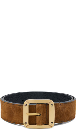 Brown Reversible Leather Belt - Acne Studios