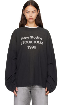 Black Sprayed '1996' Logo T-shirt Black Sprayed '1996' Logo T-shirt