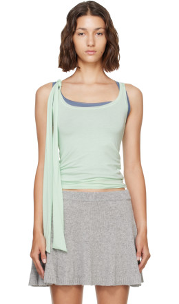 Blue & Green Uva Layer Tank Top Set Blue & Green Uva Layer Tank Top Set