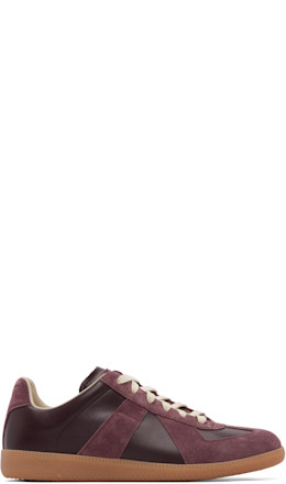 Burgundy Replica Sneakers