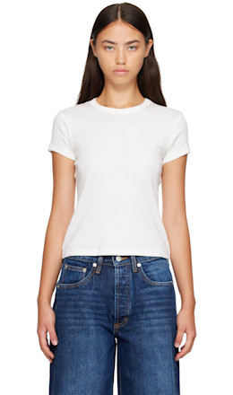White Organic Cotton Baby T-shirt - St. Agni