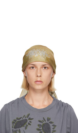Khaki Princess Foulard Scarf - Collina Strada