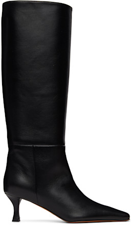 Black Trap Tall Boots - Proenza Schouler