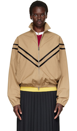 Beige Pinking Corded Jacket - Stefan Cooke