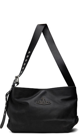 Black Maxime Medium Shoulder Bag